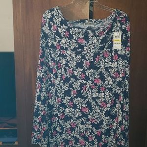 JM COLLECTION  floral skirt